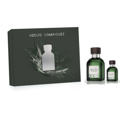 comprar perfumes online hombre ADOLFO DOMINGUEZ AGUA FRESCA VETIVER EDT 120 ML + EDT 30 ML SET REGALO