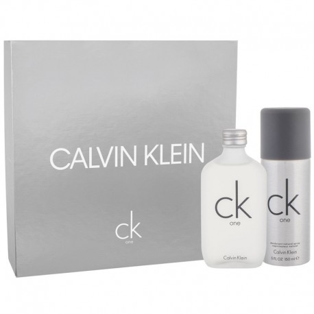 comprar perfumes online unisex CALVIN KLEIN ONE EDT 100ML + DEO SPRAY 150 ML SET REGALO