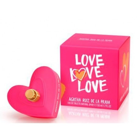 comprar perfumes online AGATHA RUIZ DE LA PRADA LOVE LOVE LOVE EDT VAPO 50ML mujer