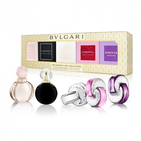 comprar perfumes online BVLGARI MINIATURAS PARA MUJER 5 ML X 5 SET REGALO mujer