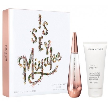 Comprar perfumes online set ISSEY MIYAKE L´EAU D´ISSEY PURE NECTAR EDP 50 ML + BODY LOTION 100ML SET REGALO