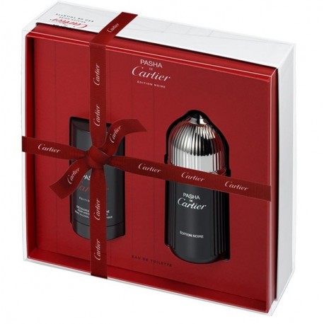 Comprar perfumes online set CARTIER PASHA NOIRE EDITION EDT 100 ML + DEO STICK 75 ML SET REGALO