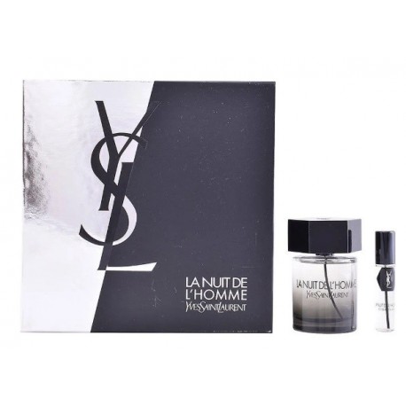 Comprar perfumes online set YSL LA NUIT DE L´HOMME EDT 100 ML + EDT 10ML SET REGALO