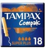 TAMPAX COMPAK TAMPONES SUPERPLUS 18 UNIDADES