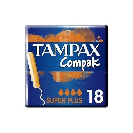 TAMPAX COMPAK TAMPONES SUPERPLUS 18 UNIDADES danaperfumerias.com/es/