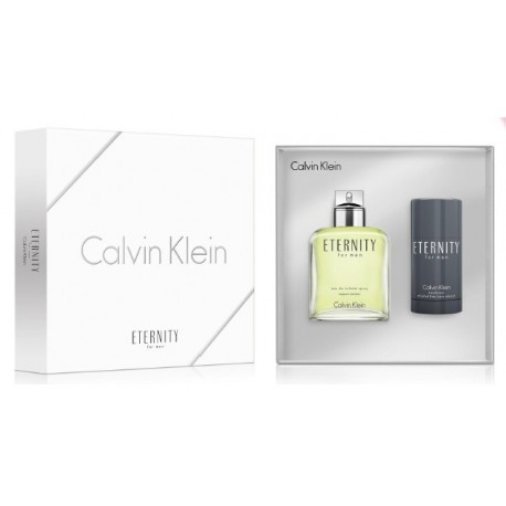 Comprar perfumes online set CALVIN KLEIN ETERNITY FOR MEN EDT 100 ML + DEO STICK 75 ML SET REGALO