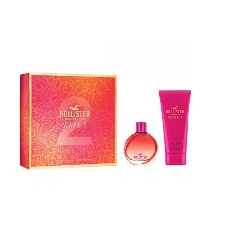 Comprar perfumes online set HOLLISTER WAVE 2 FOR HER EDT 100ML + B/LOC 200 ML SET REGALO