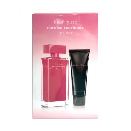 comprar perfumes online NARCISO RODRIGUEZ FLEUR DE MUSC EDP 100 ML + B/L 75 ML SET REGALO mujer
