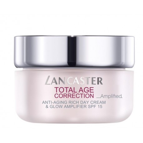 Comprar tratamientos online LANCASTER TOTAL AGE CORRECTION AMPLIFIED ANTI-AGING RICH DAY CREAM & GLOW 50 ML