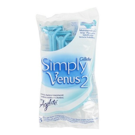 GILLETTE VENUS 2 SIMPLY MAQUINILLAS DESECHABLES MUJER 4 UDS