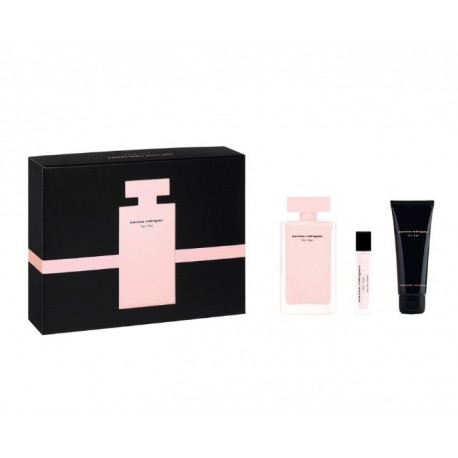 comprar perfumes online NARCISO RODRIGUEZ FOR HER EDP 100 ML + B/L 75 ML +EDP 10 ML SET REGALO mujer