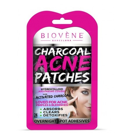 BIOVENE CHARCOAL ACNE PATCHES (24 UNIDADES)