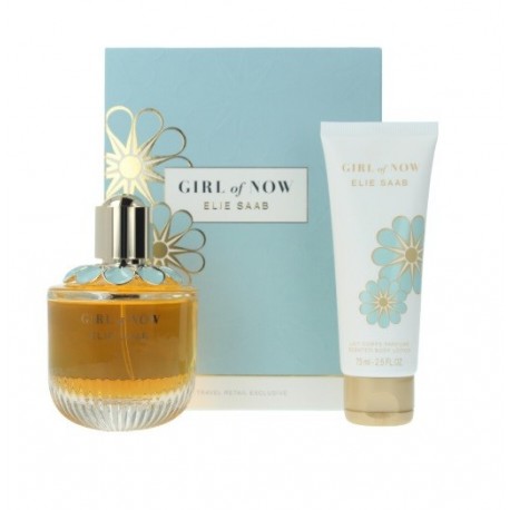 comprar perfumes online ELIE SAAB GIRL OF NOW EDP 90 ML + BODY LOTION 75 ML SET REGALO mujer