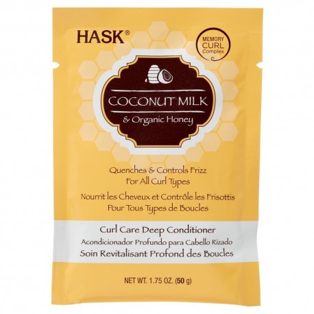 HASK COCONUT MILK & HONEY CURL CARE DEEP CONDITIONER 50 GR