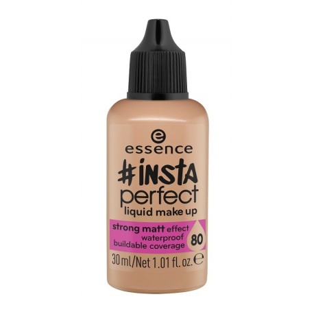 ESSENCE BASE DE MAQUILLAJE INSTA PERFECT 80 HOT CHOCOLATE 30 ML