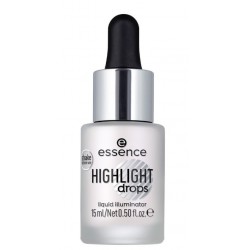 ESSENCE HIGHLIGHT DROPS LIQUID ILLUMINATOR 10 SILVER LINING 15ML