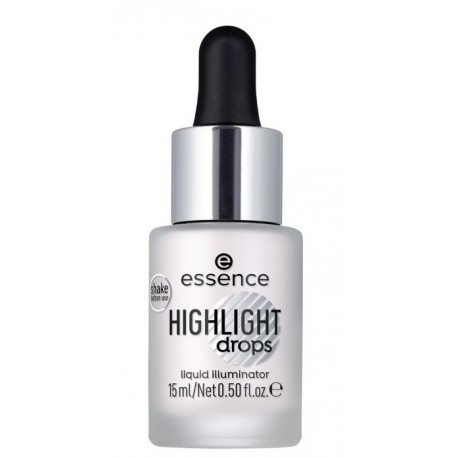 ESSENCE HIGHLIGHT DROPS LIQUID ILLUMINATOR 10 SILVER LINING 15ML