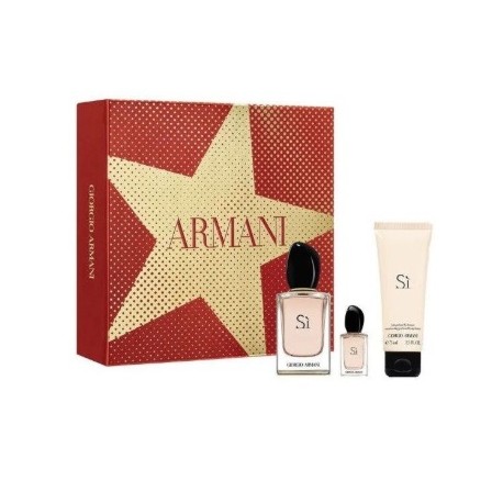 comprar perfumes online ARMANI SI EDP 50 ML + EDP 15 ML + GEL DUCHA 75 ML SET REGALO mujer
