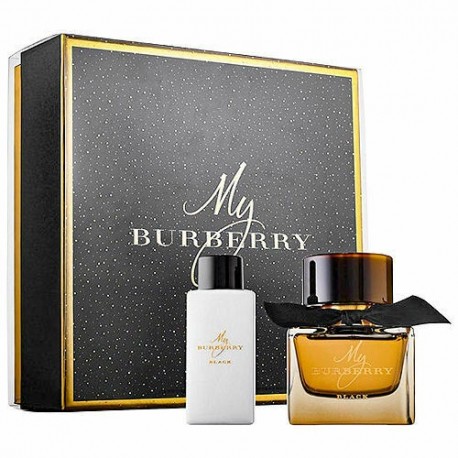 comprar perfumes online BURBERRY MY BURBERRY BLACK EDP 50 ML + B/L 75 ML SET REGALO mujer