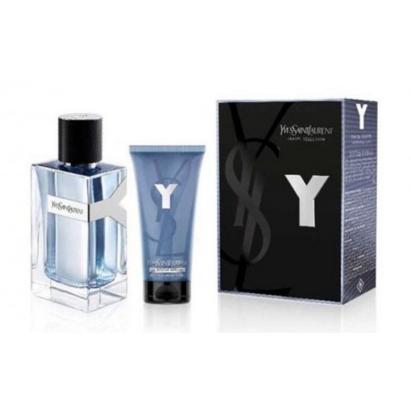 comprar perfumes online hombre YVES SAINT LAURENT Y EDT 100 ML + S/GEL 50 ML SET REGALO