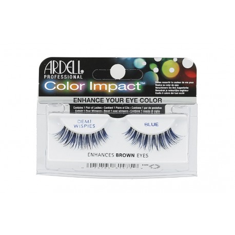 ARDELL PESTAÑAS COLOR IMPACT DEMI WISPIES BLUE CON ADHESIVO