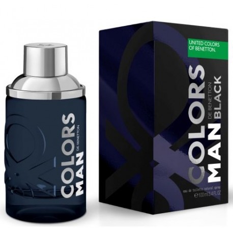 comprar perfumes online hombre BENETTON COLORS BLACK MEN EDT 100 ML