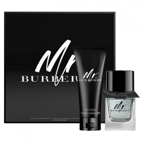 comprar perfumes online hombre BURBERRY MR. BURBERRY EDT 50 ML + S/GEL 75 ML SET REGALO
