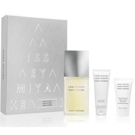 ISSEY MIYAKE L´EAU D´ISSEY HOMME EDT 125 ML + S/G 75 ML +A/S 50 ML SET REGALO