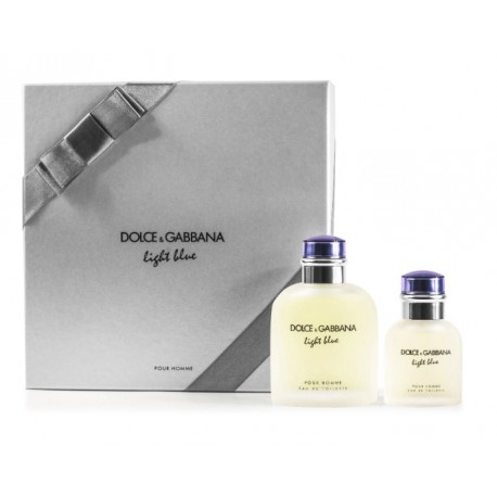 comprar perfumes online hombre DOLCE & GABBANA LIGHT BLUE POUR HOMME EDT VAPO 125 ML + EDT 40ML VAPO SET REGALO