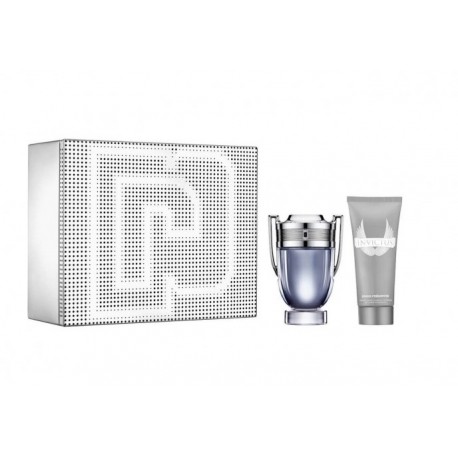 comprar perfumes online hombre PACO RABANNE INVICTUS EDT 100 ML + S/GEL 100 ML SET REGALO