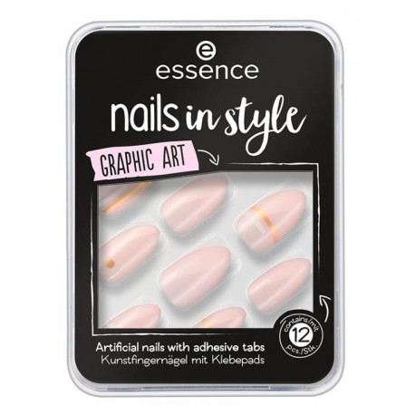 ESSENCE UÑAS POSTIZAS NAILS IN STYLE 09 GRAPHIC ART